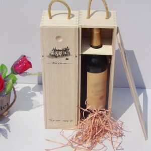 Personalized Wooden Wine Box
