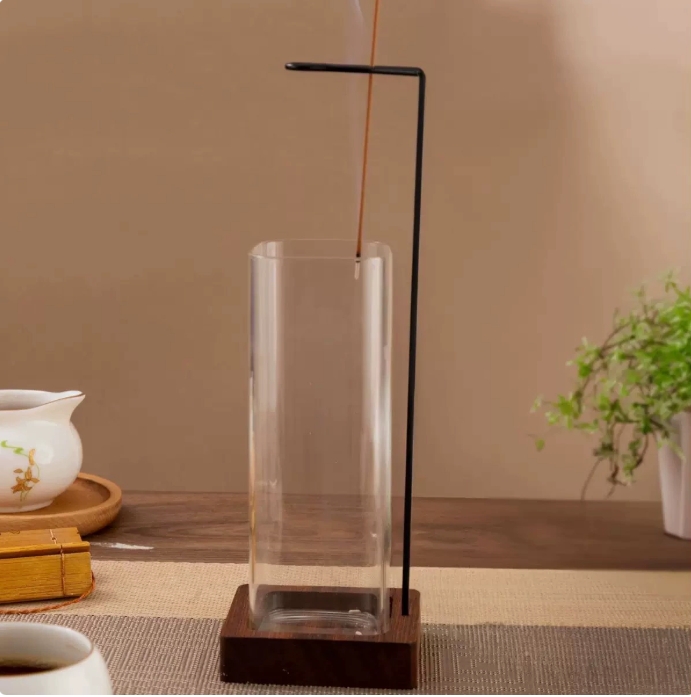 Wooden Incense Burner Base 2