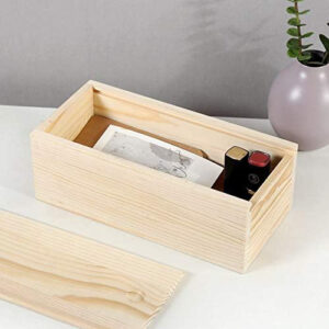 Sliding Lid Wooden Box 2