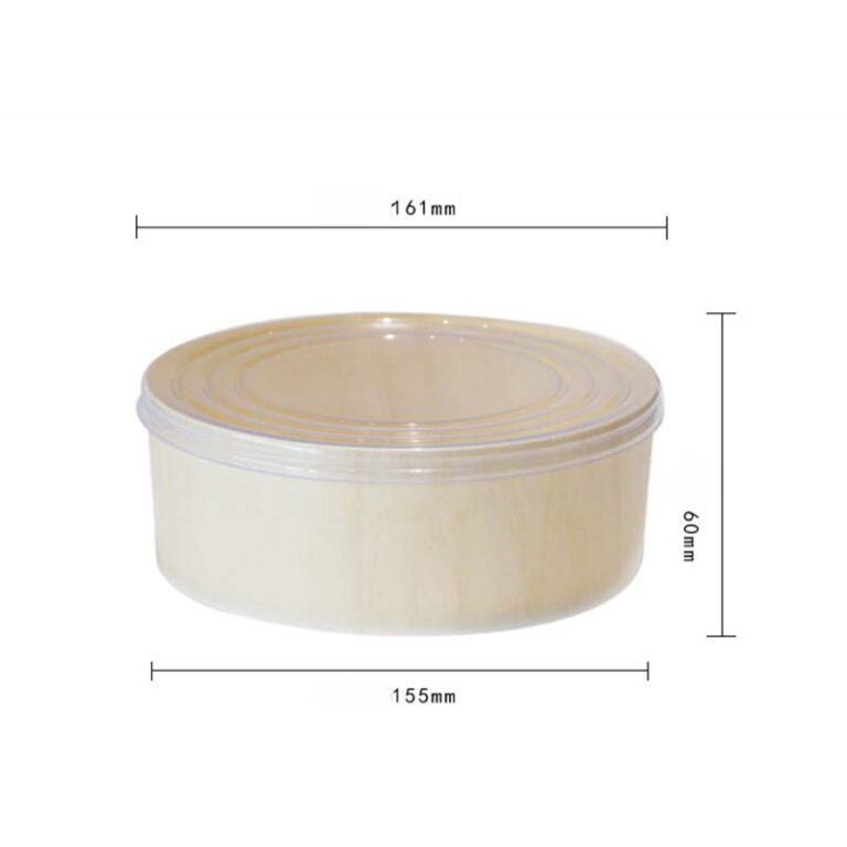 Custom Disposable Biodegradable Food Grade Wooden,Sushi Bento Takeaway box,Packaging cake Takeout Box (6)