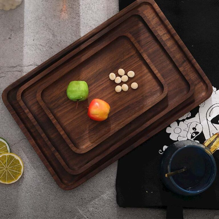 Decorative Shape Wood Serving Tray,Wooden Tray,Wooden Serving Tray (2)