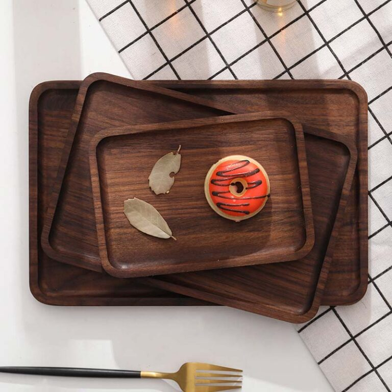 Decorative Shape Wood Serving Tray,Wooden Tray,Wooden Serving Tray (3)