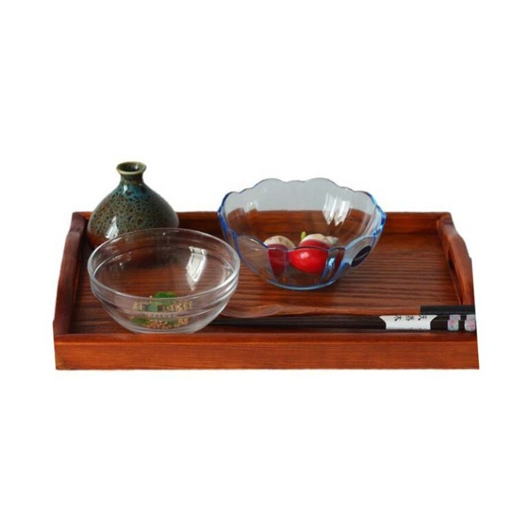Serving Plate Tea Tray,Wooden Tray,Decorative Shape Wood Serving Tray (1)