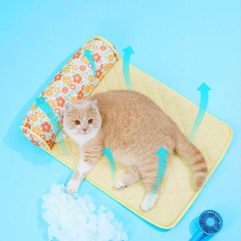 Sleeping Mat Dog Bed,Cooling Summer Cool Cooler Ice Pad,Bed Soft Fleece Pet (1)