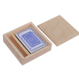 Set Poker Wooden Box 5