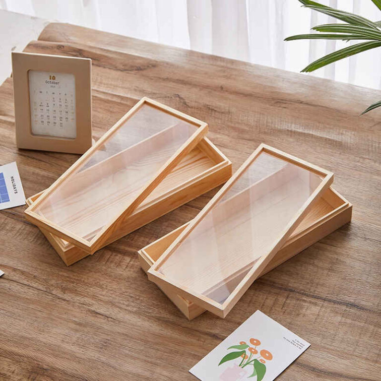 Wooden Display Box With Glass Lid (5)