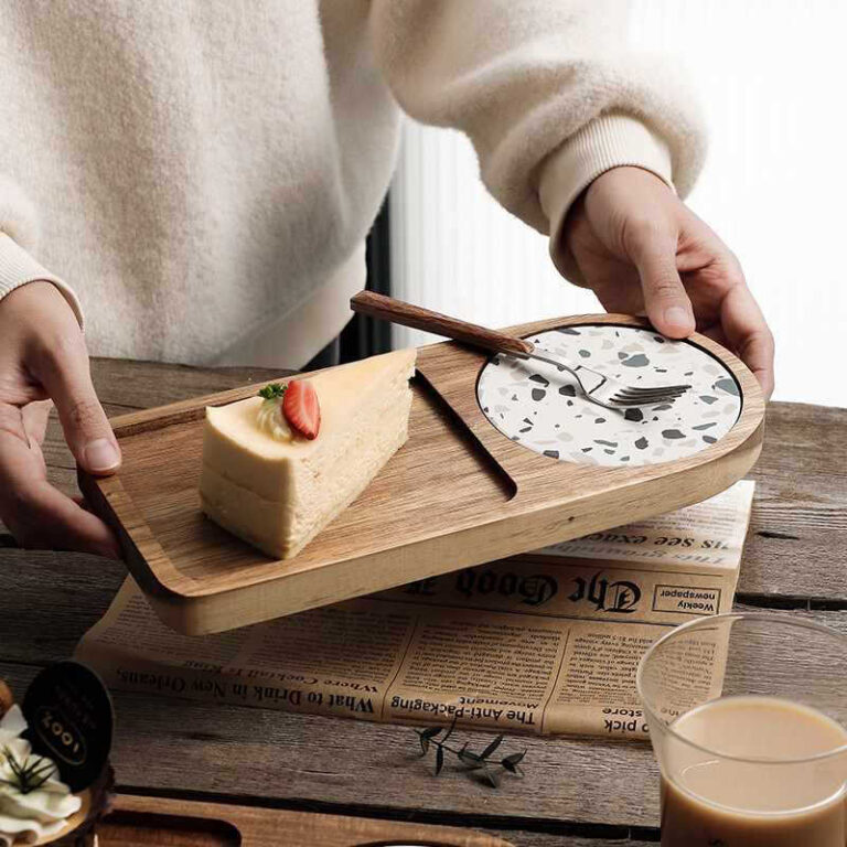 solid wood tray