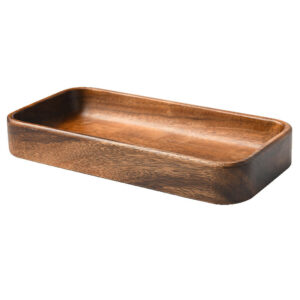 Handcrafted Acacia Wood Tray – Rustic Serving Platter for Cheese, Charcuterie & Appetizers