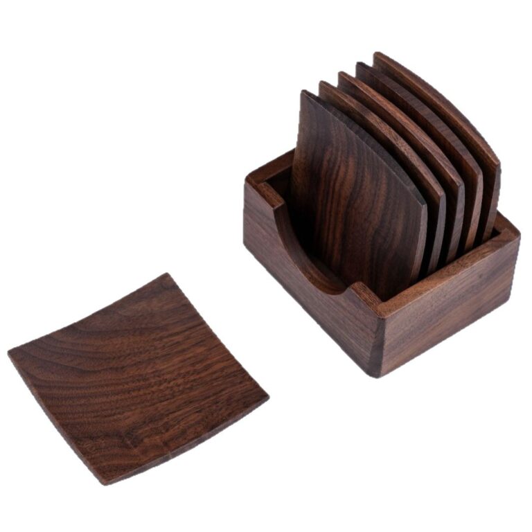 Black walnut drink coasters (1)