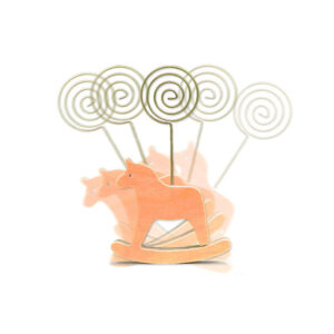 Minimalist Wood Animal Clip – Wooden Memo, Note & Bookmark Holder