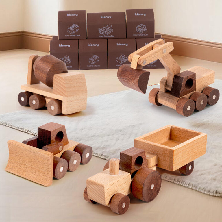 Wood Kids Construction Toy Set 4