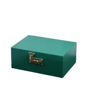 Minimalist 2-Layer Solid-Wood Cigar & Tobacco Storage Box – 4-Color Finish with Built-in Grinder, New-Release Wooden Cigar Case