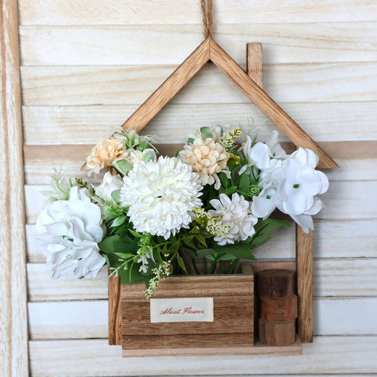 Wooden Wall Planter (2)