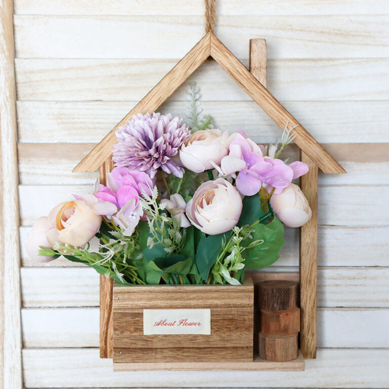 Wooden Wall Planter (4)