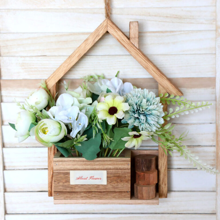 Wooden Wall Planter (6)