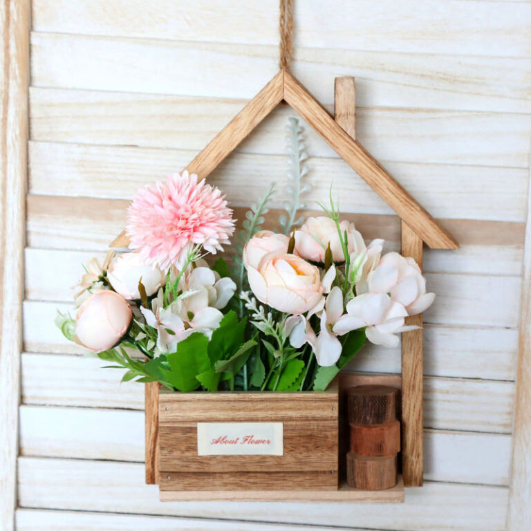 Wooden Wall Planter (7)