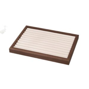 Velvet Jewelry Tray: Stackable Display Organizer for Rings, Earrings & Necklaces