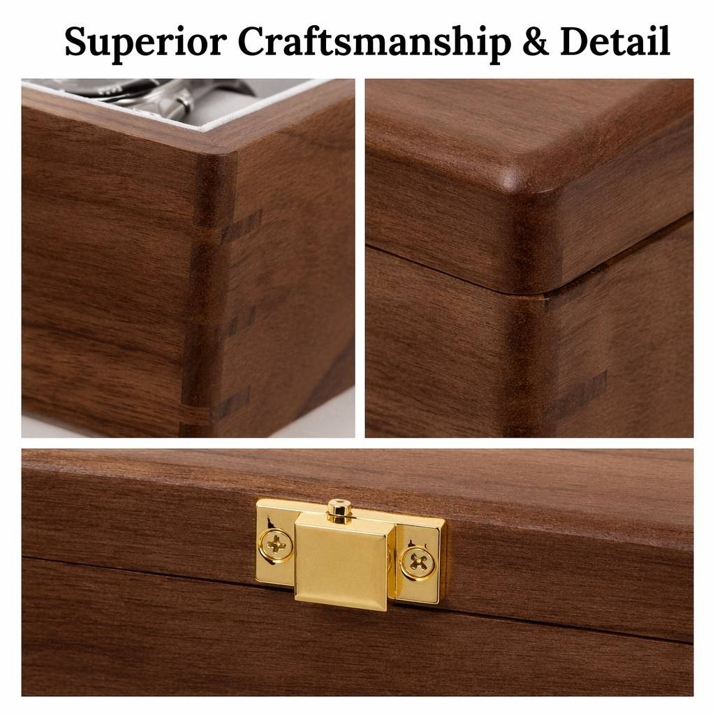 Wooden Watch Box Guide - Craftsmanship and Detail