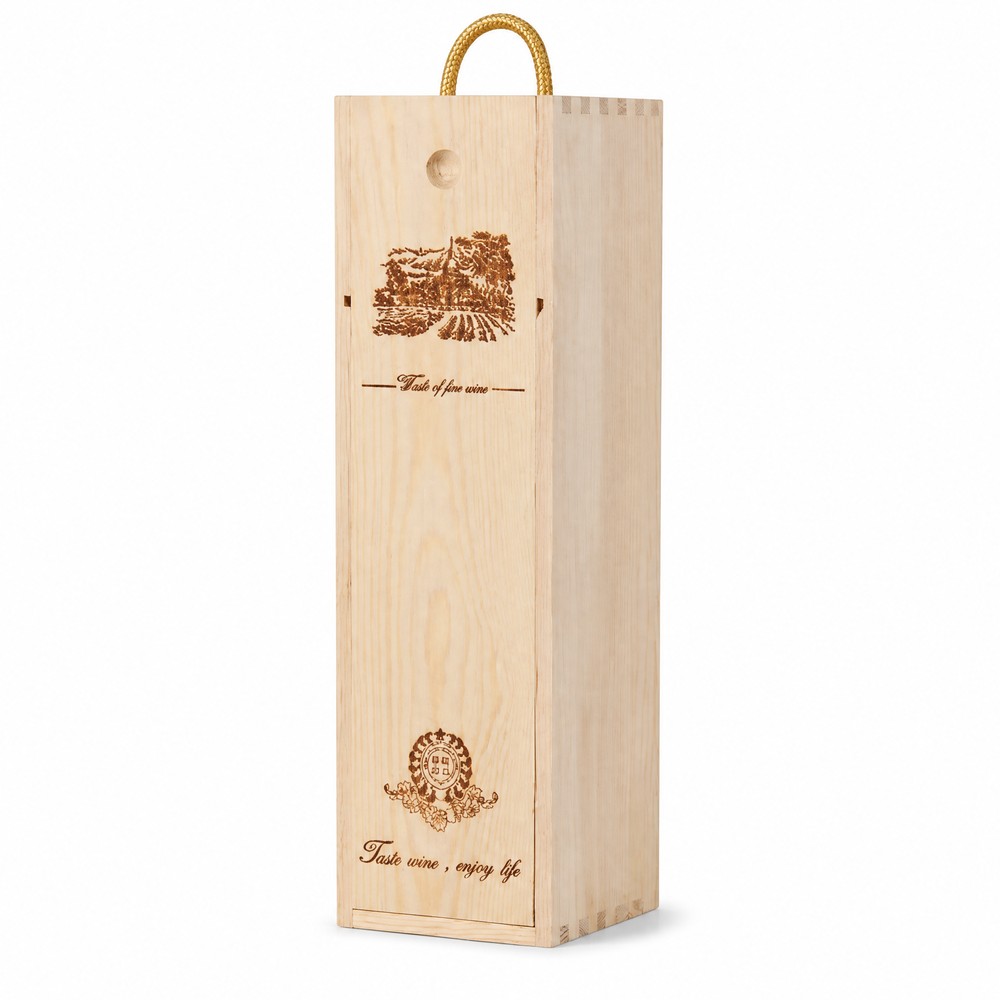 Artisanal Paulownia Wood Wine Box